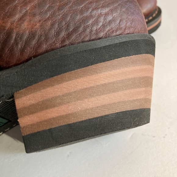 NuTech Logger Lace Up Brown Leather W/Kilt Men’s 8.5 - Picture 8 of 14